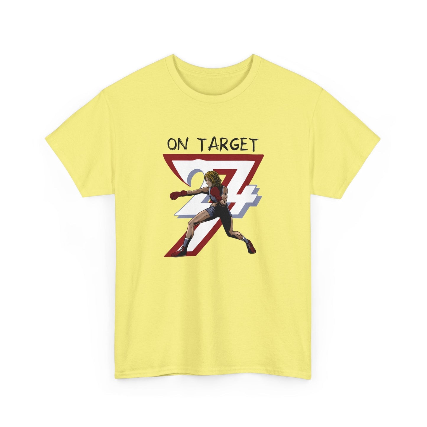 Unique Design Female Boxer Sport T-shirt corn silk