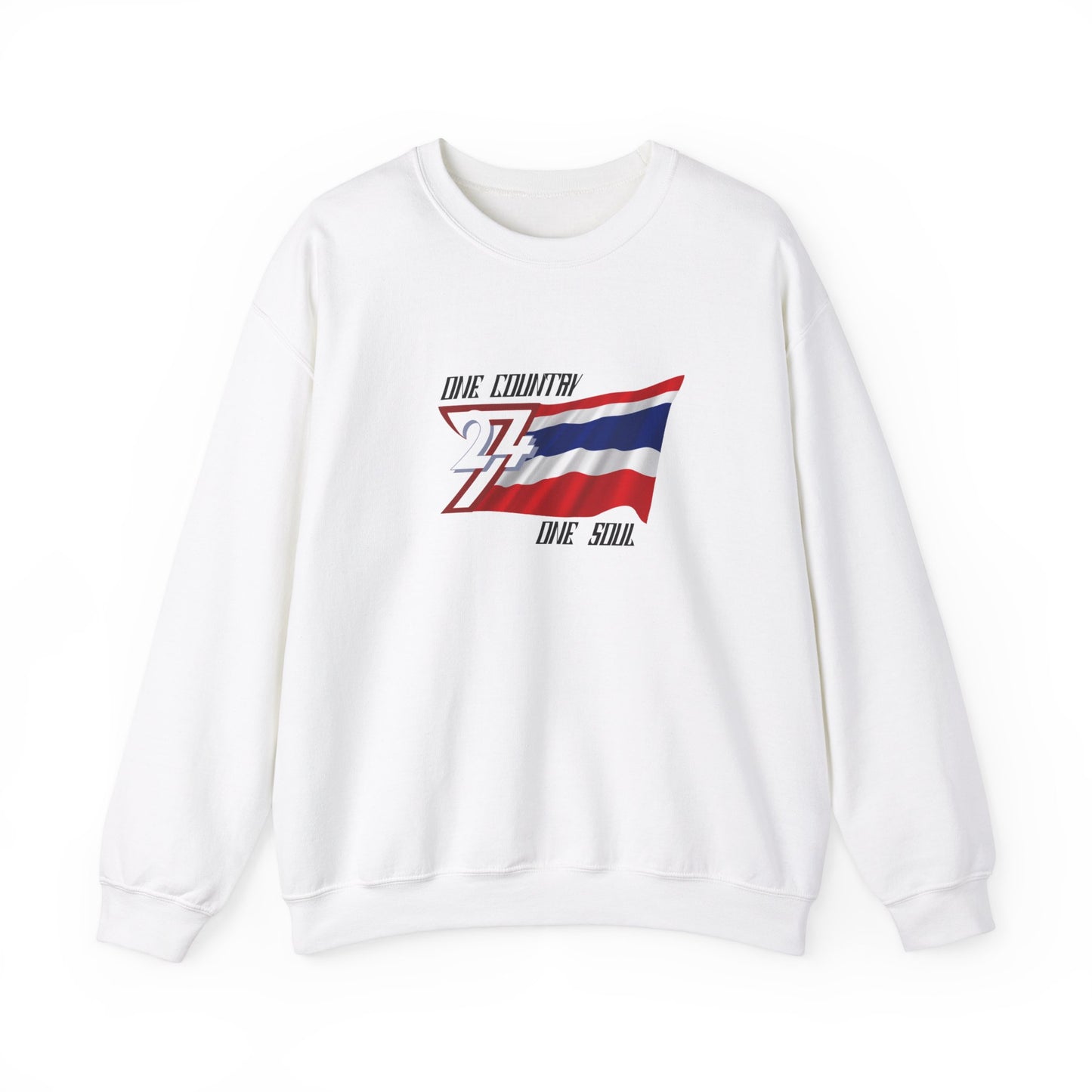 Unique Design Thailand Flag sweatshirt white