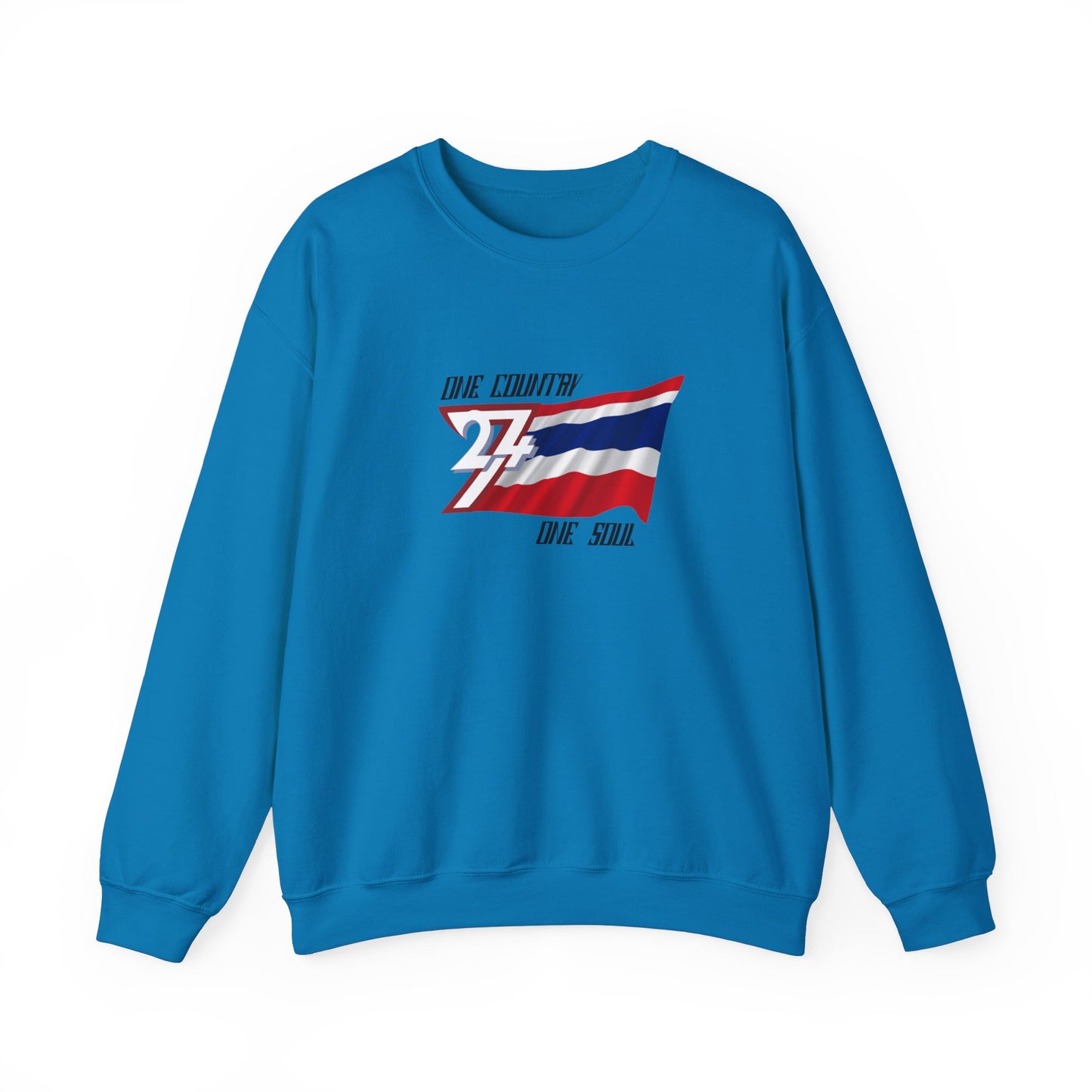 Unique Design Thailand Flag sweatshirt saphire
