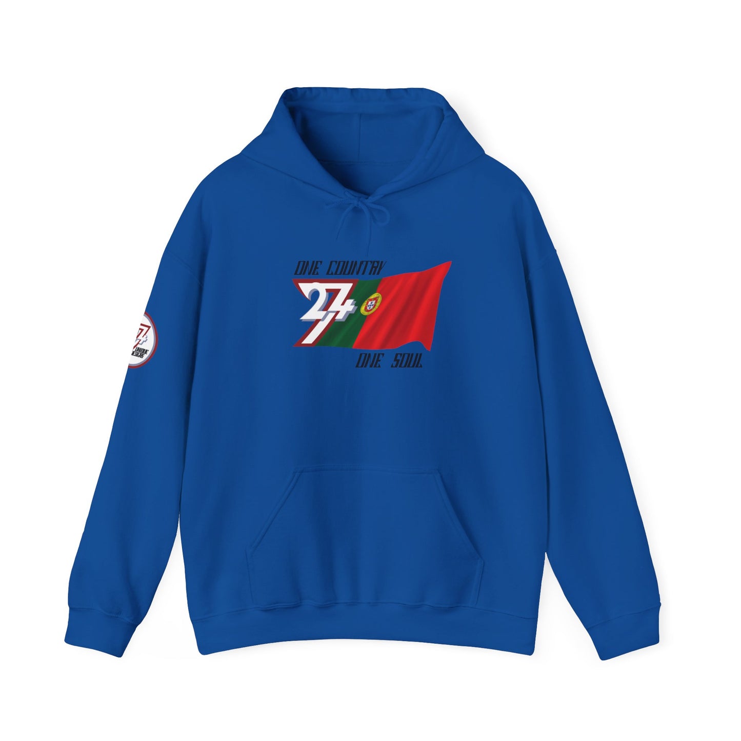 Unique Design 24/7 Portugal Flag custom hoodie royal