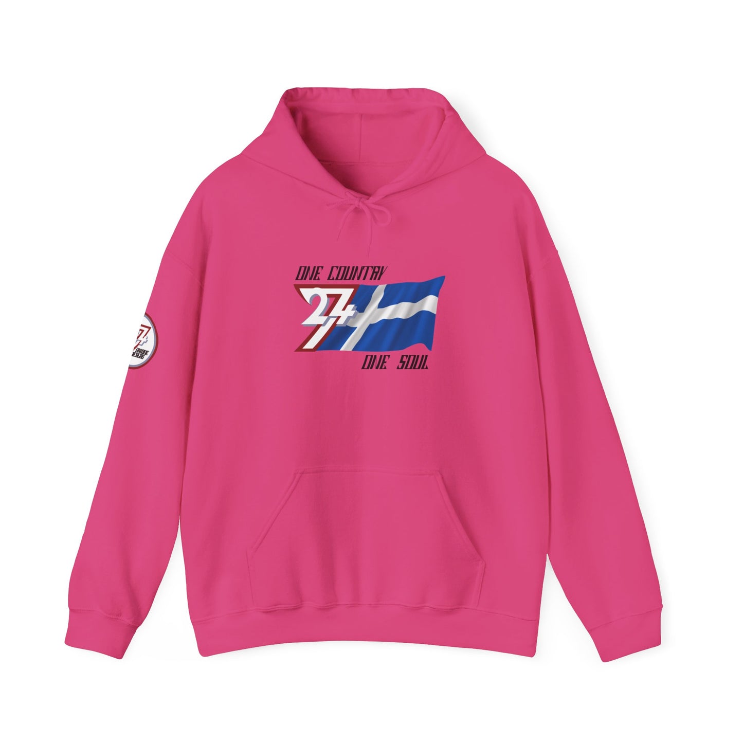Unique Design 24/7 Finland Flag Printed Unisex custom Hoodie heliconia