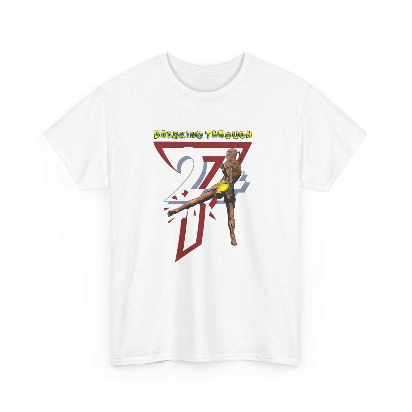 Custom T-shirt:  Muay Thai Printed T-shirt white