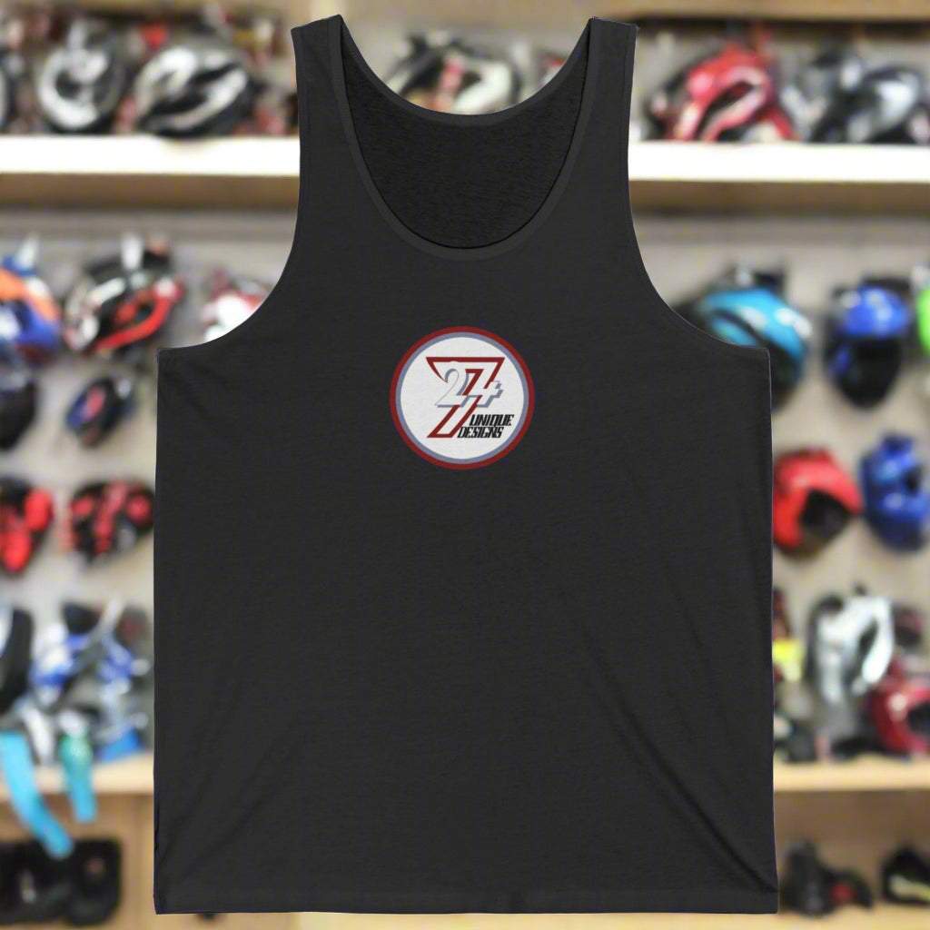 247 Logo Jersey Tank Top dark grey