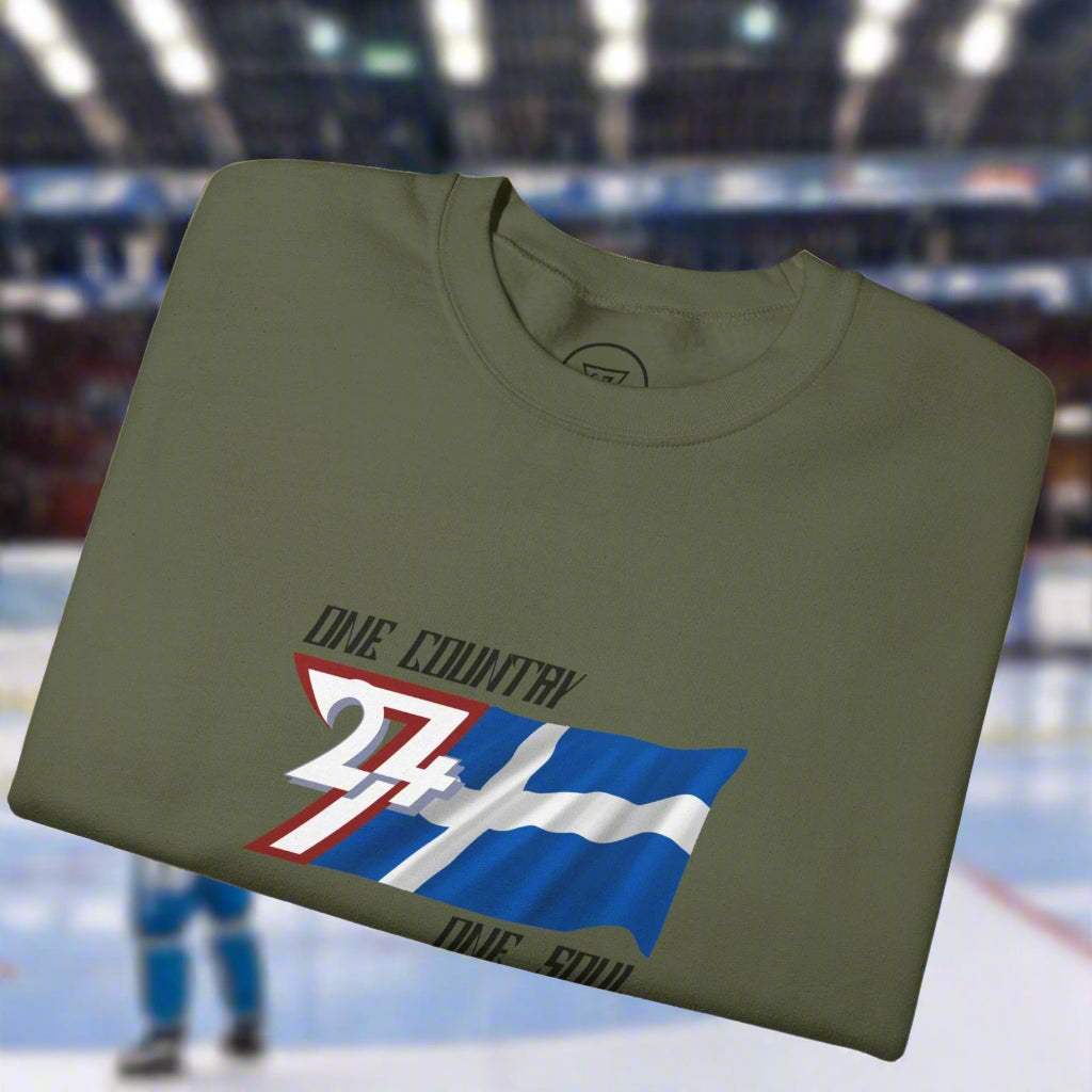 24/7 Unique Designs Finland sweatshirt with finnish flag