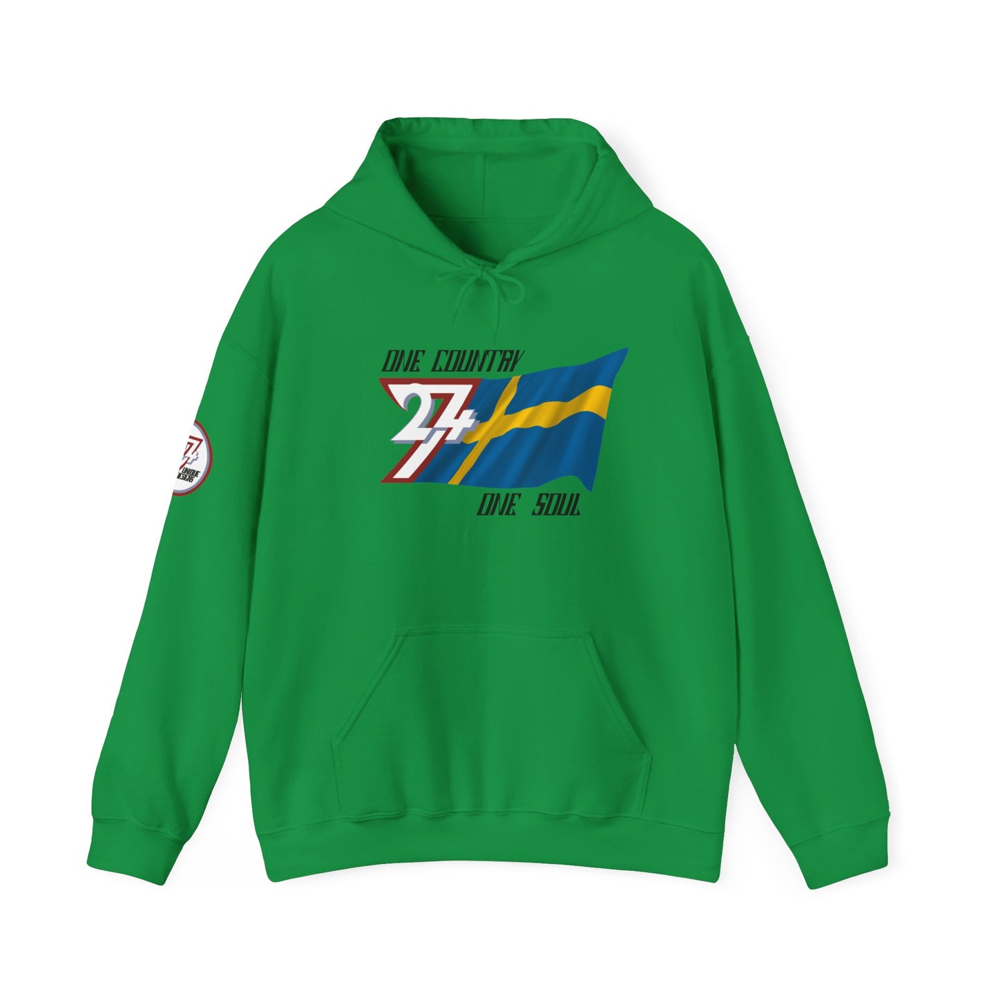 Unique Design 24/7 Sweden custom hoodie irish green