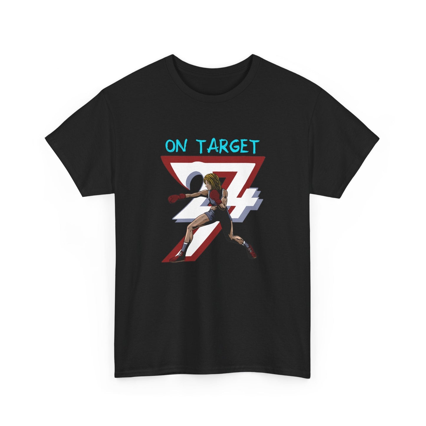 Unique Design Female Boxer Sport T-shirt black