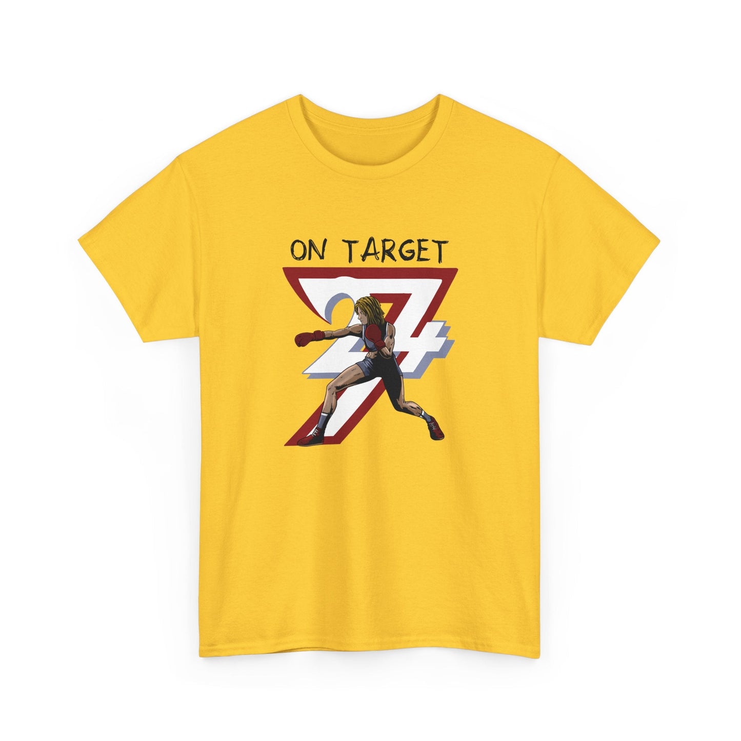 Unique Design Female Boxer Sport T-shirt daisy