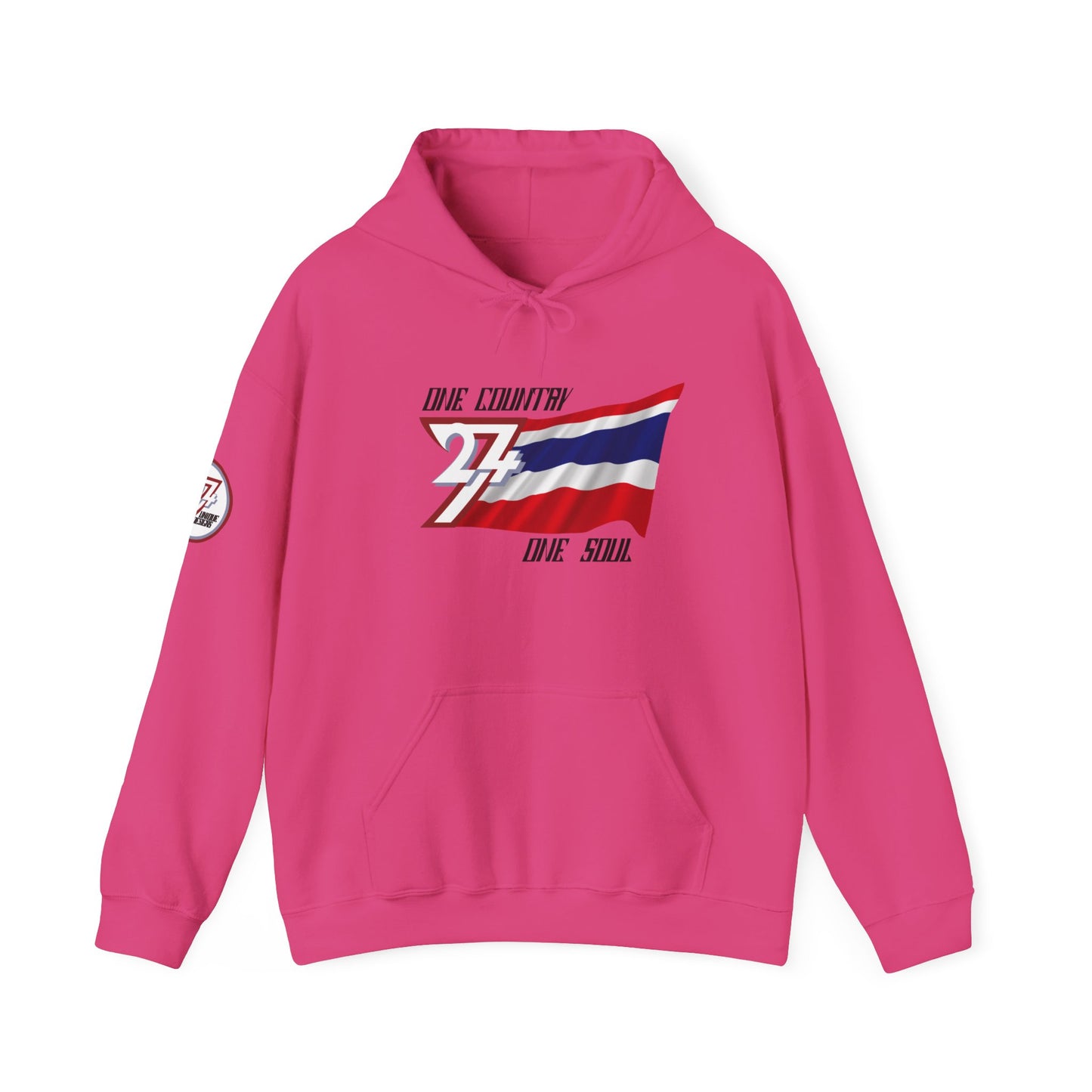 Unique Design Thailand Flag custom hoodie heliconia