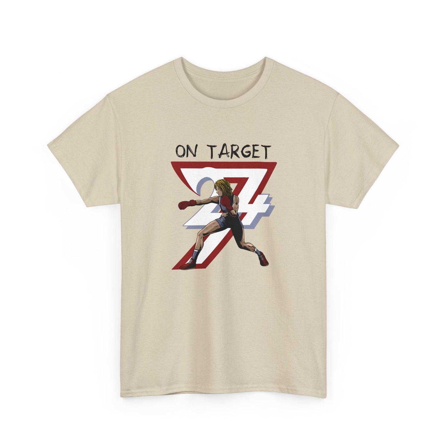 Unique Design Female Boxer Sport T-shirt sand