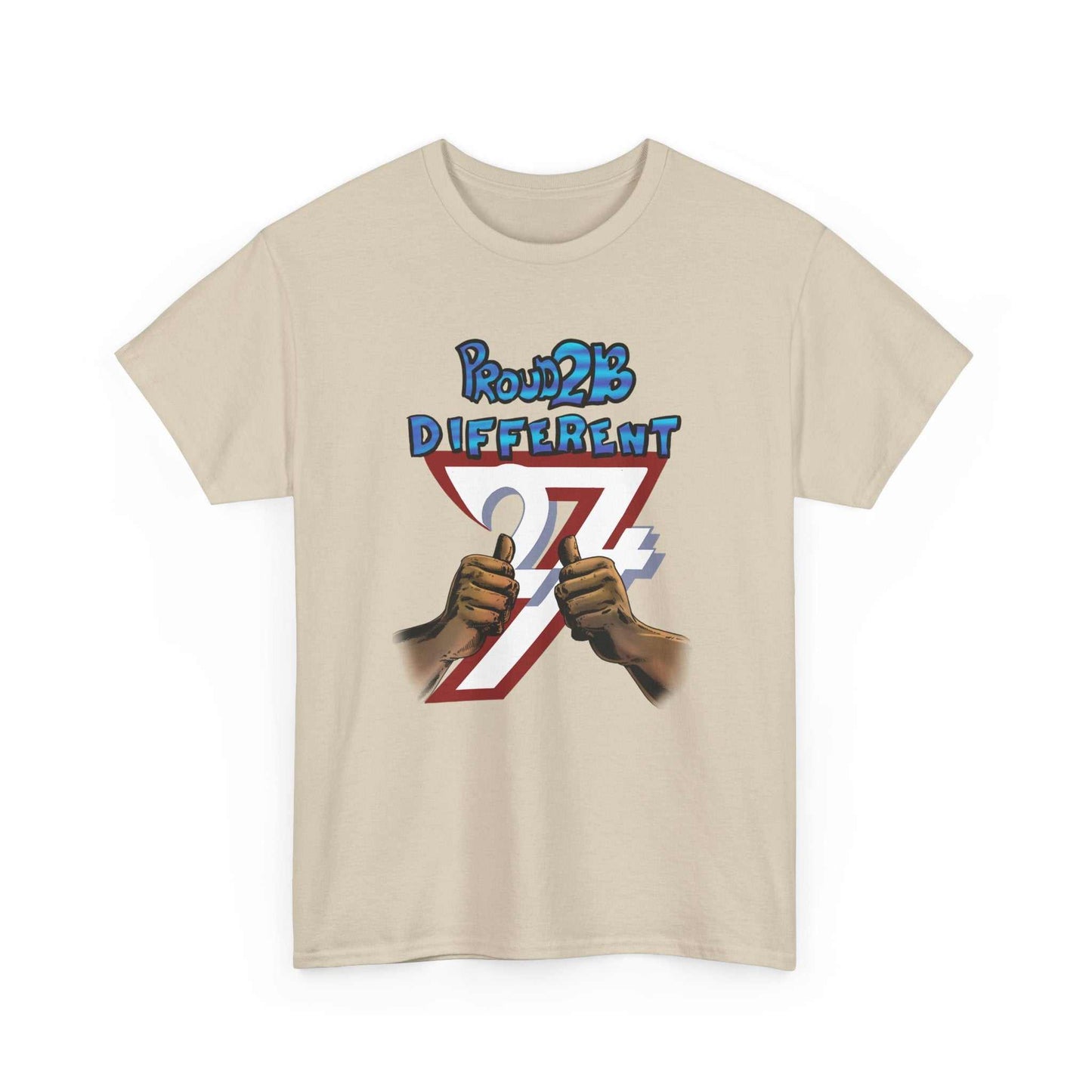 Unique Design Proud To Be Different Printed custom tee sand