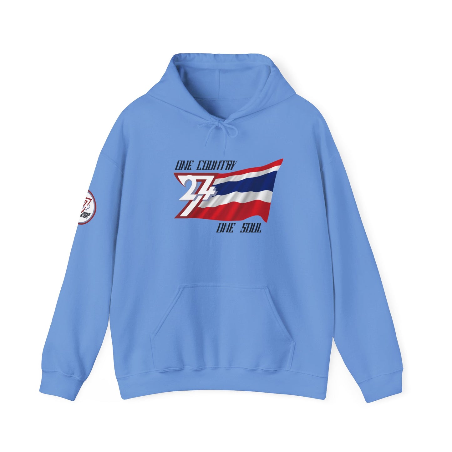 Unique Design Thailand Flag custom hoodie carolina blue
