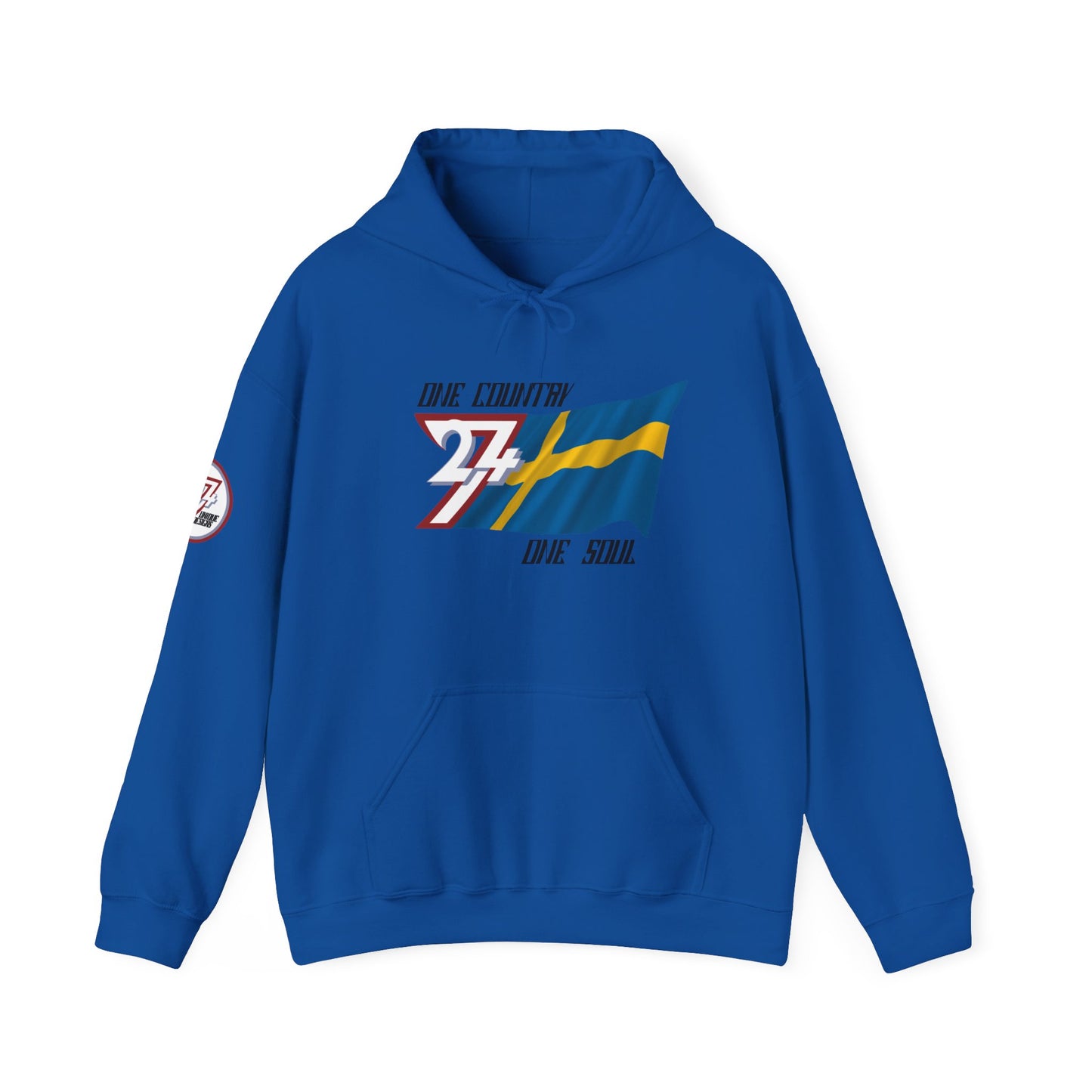 Unique Design 24/7 Sweden custom hoodie royal
