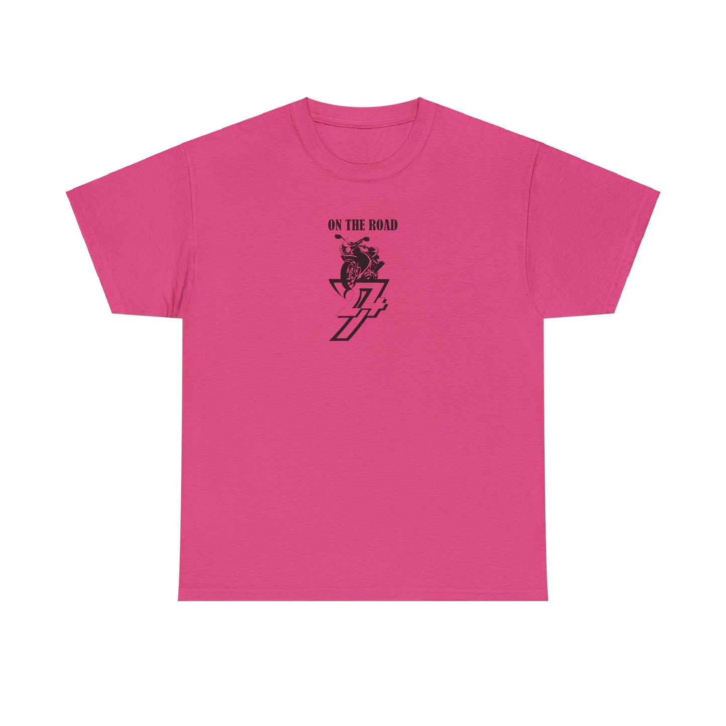 Unique Design On The Road Bike T-shirt heliconia