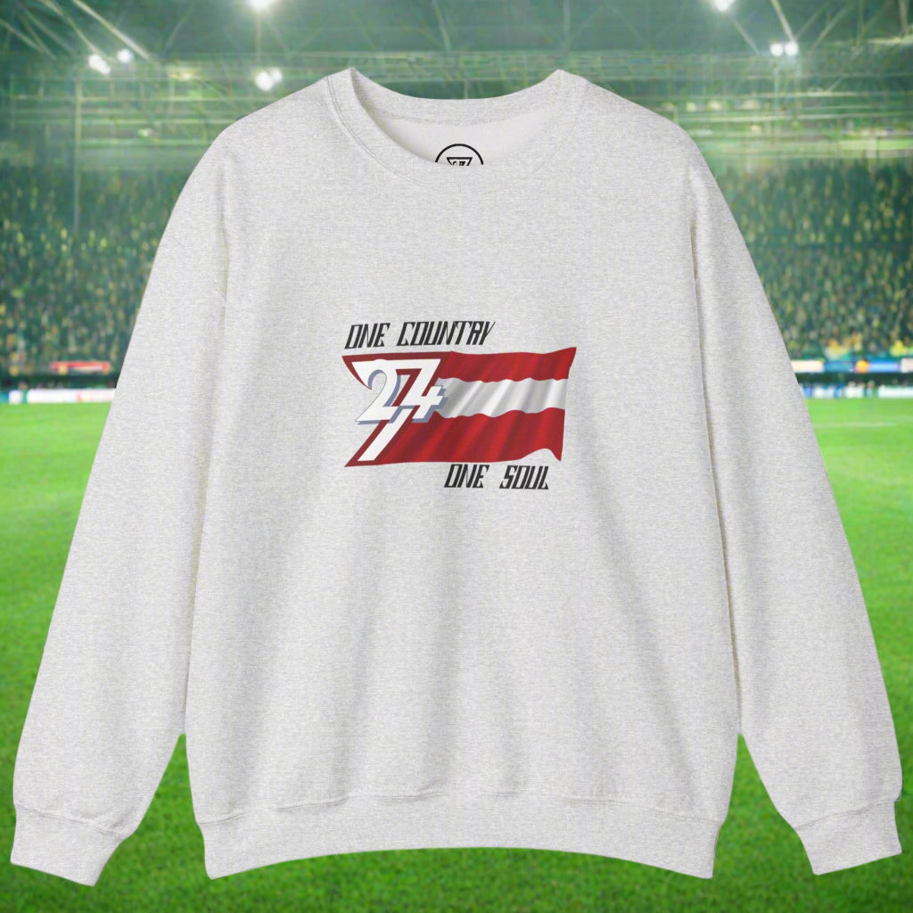 Austria Flag Unisex Sweatshirt ash