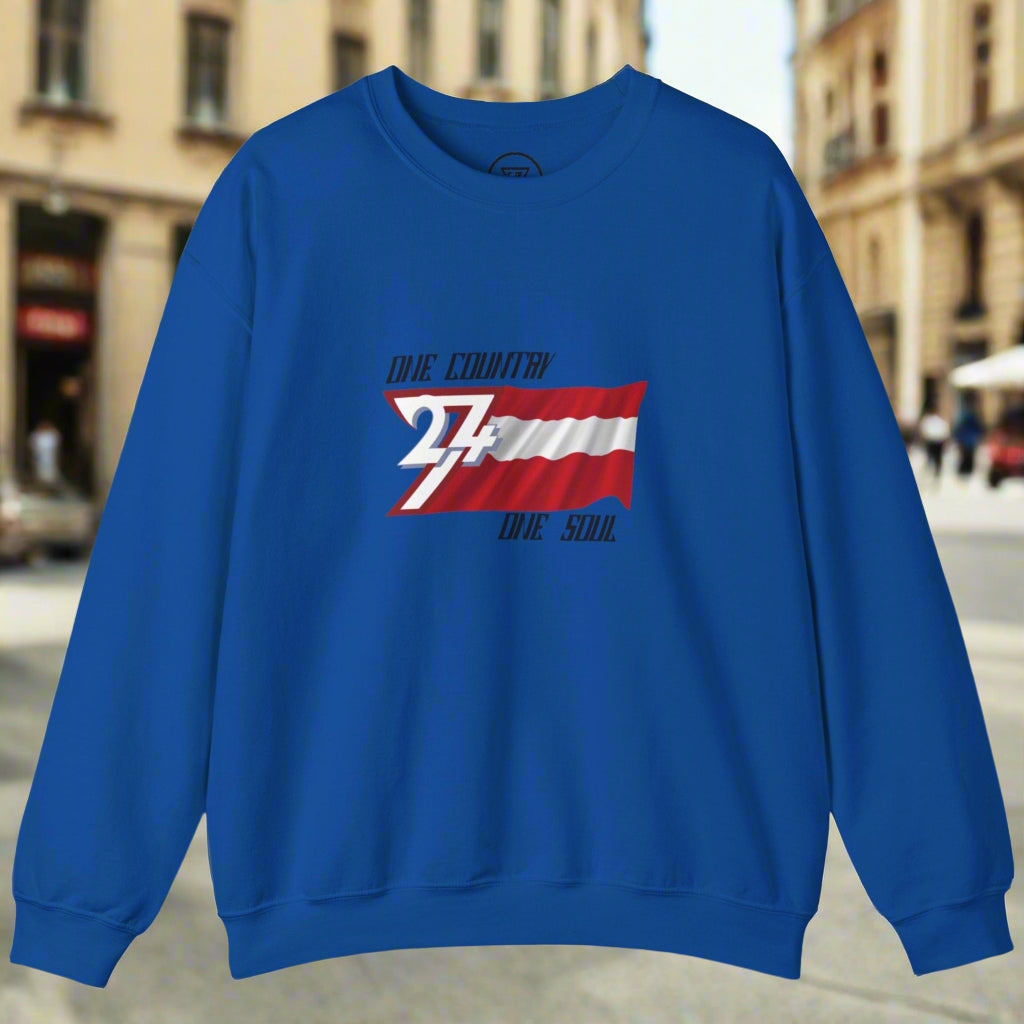 Austria Flag Unisex Sweatshirt royal blue