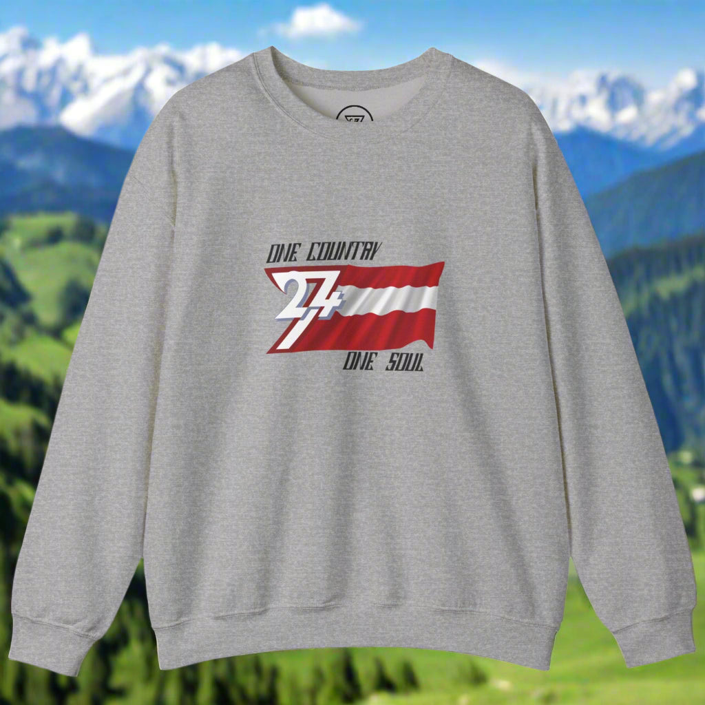 Austria Flag Unisex Sweatshirt sport grey