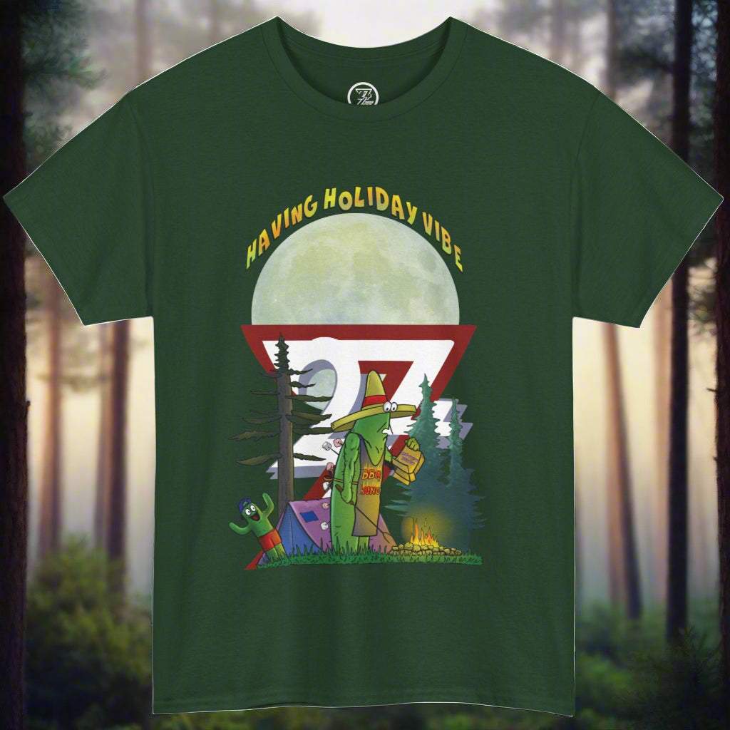 BBQ t-shirt forest green