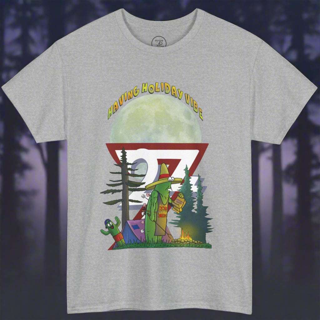BBQ t-shirt sport grey