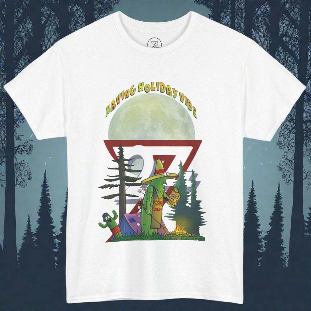 BBQ t-shirt white