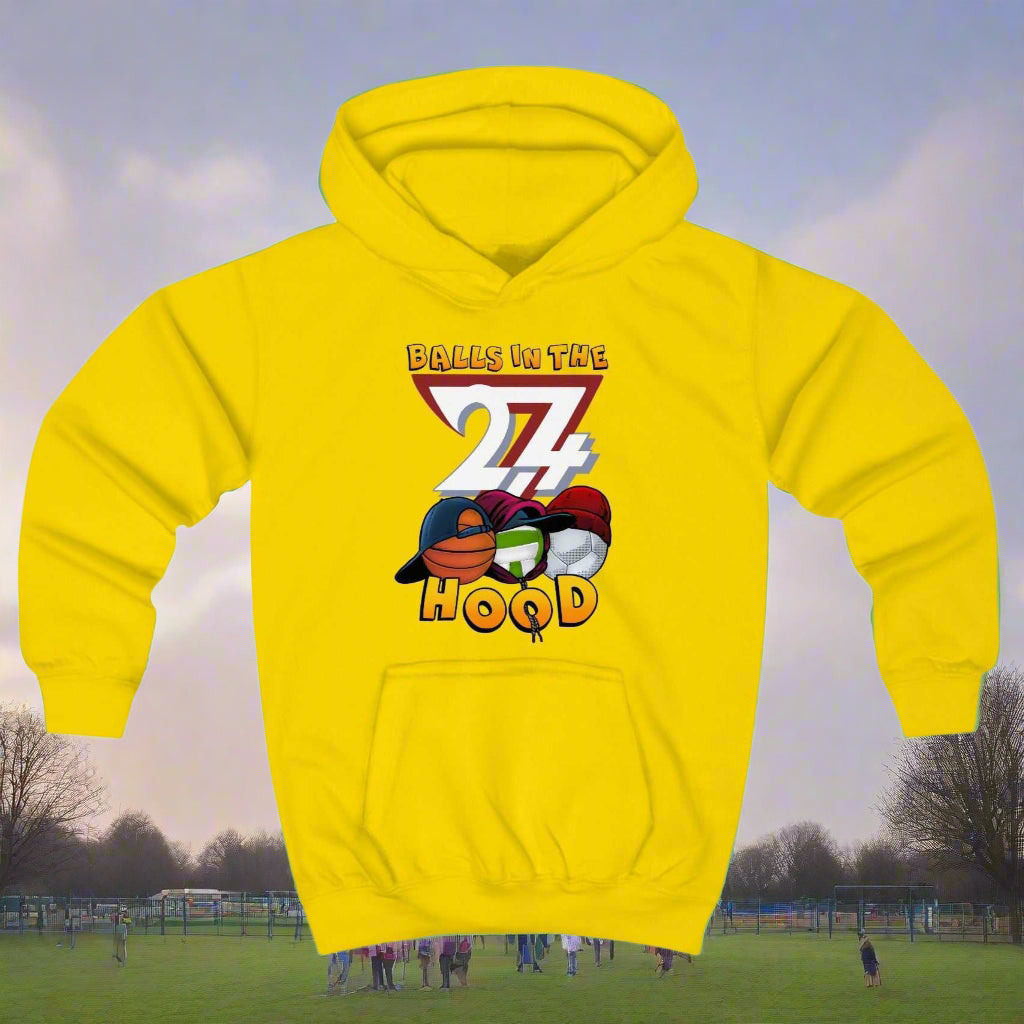 Basketball hoodies Kids Hoodie Balls In The Hood daisy