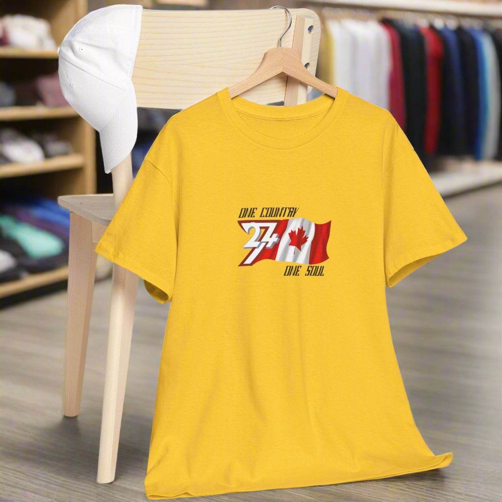 Canada flag tee Canada Flag T-shirt patriot top by 24/7 Unique Designs daisy