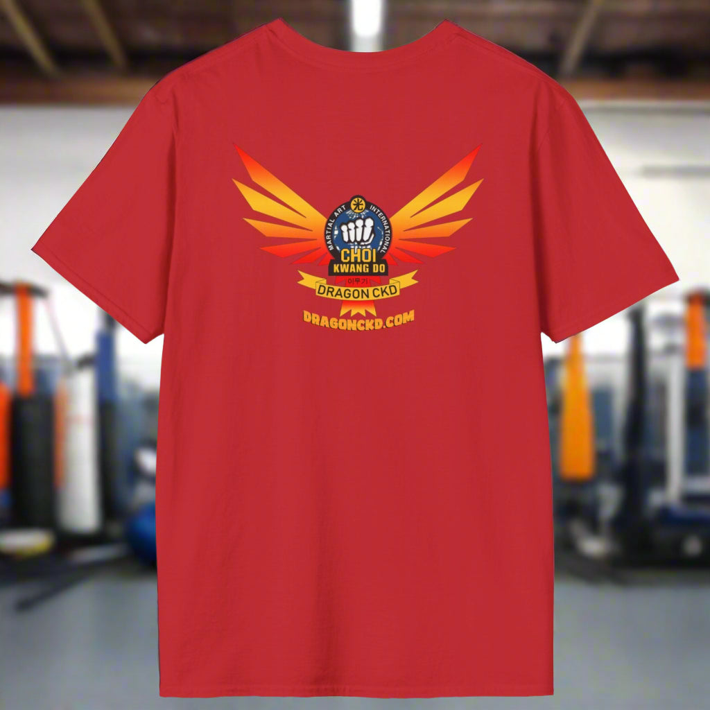 Choi Kwang Do Martial Arts Red T-Shirt back view