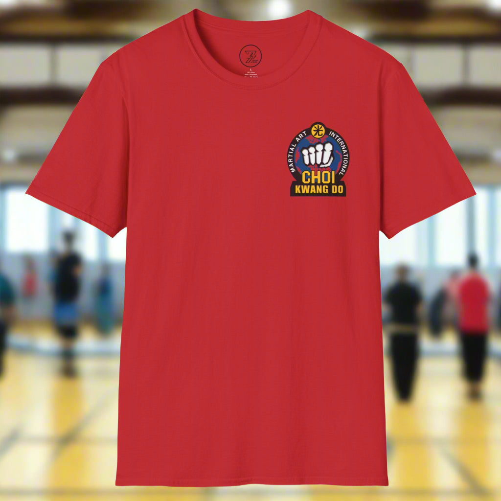 Choi Kwang Do Martial Arts Red T-Shirt front view