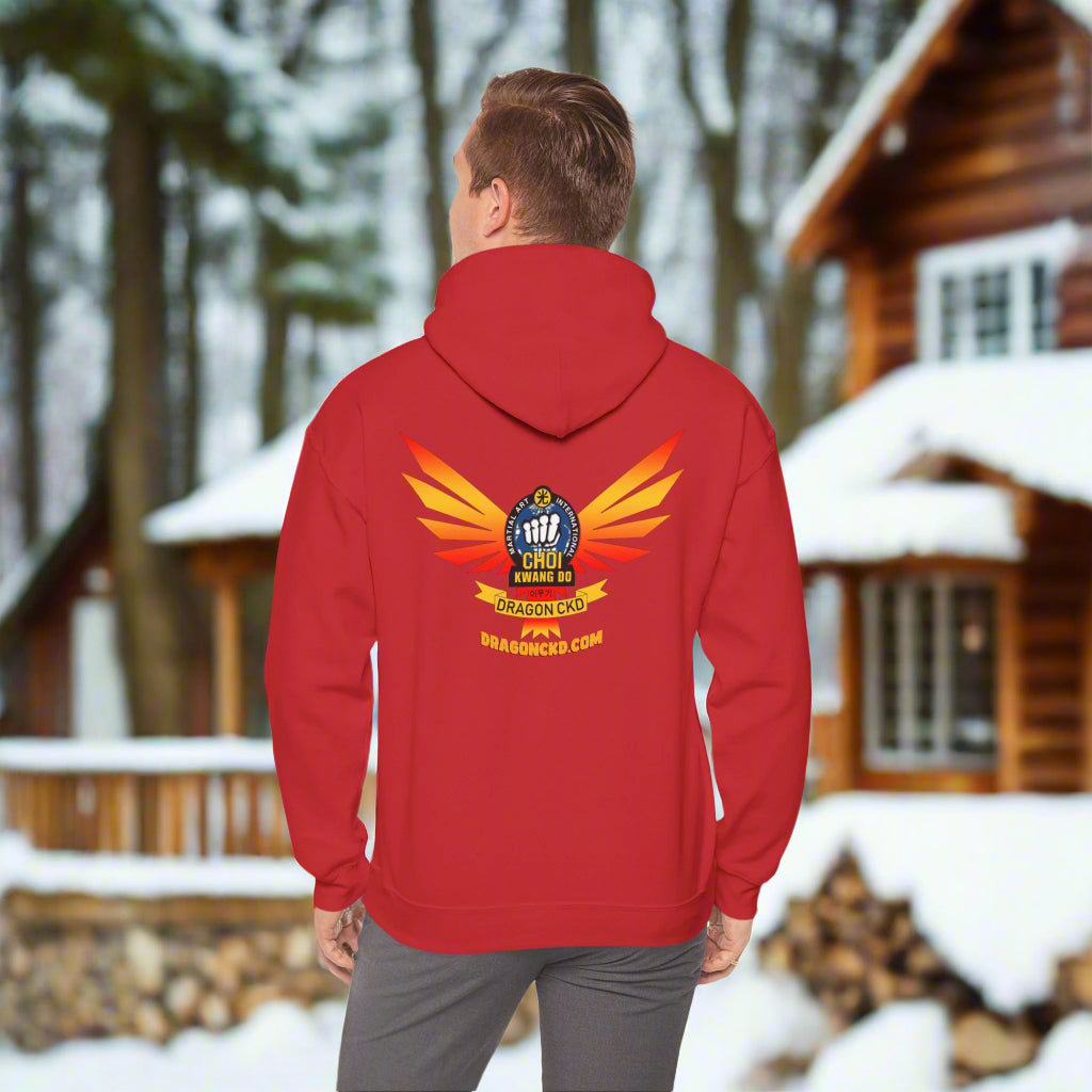 Choi Kwang Do Martial Arts red hoodie back view