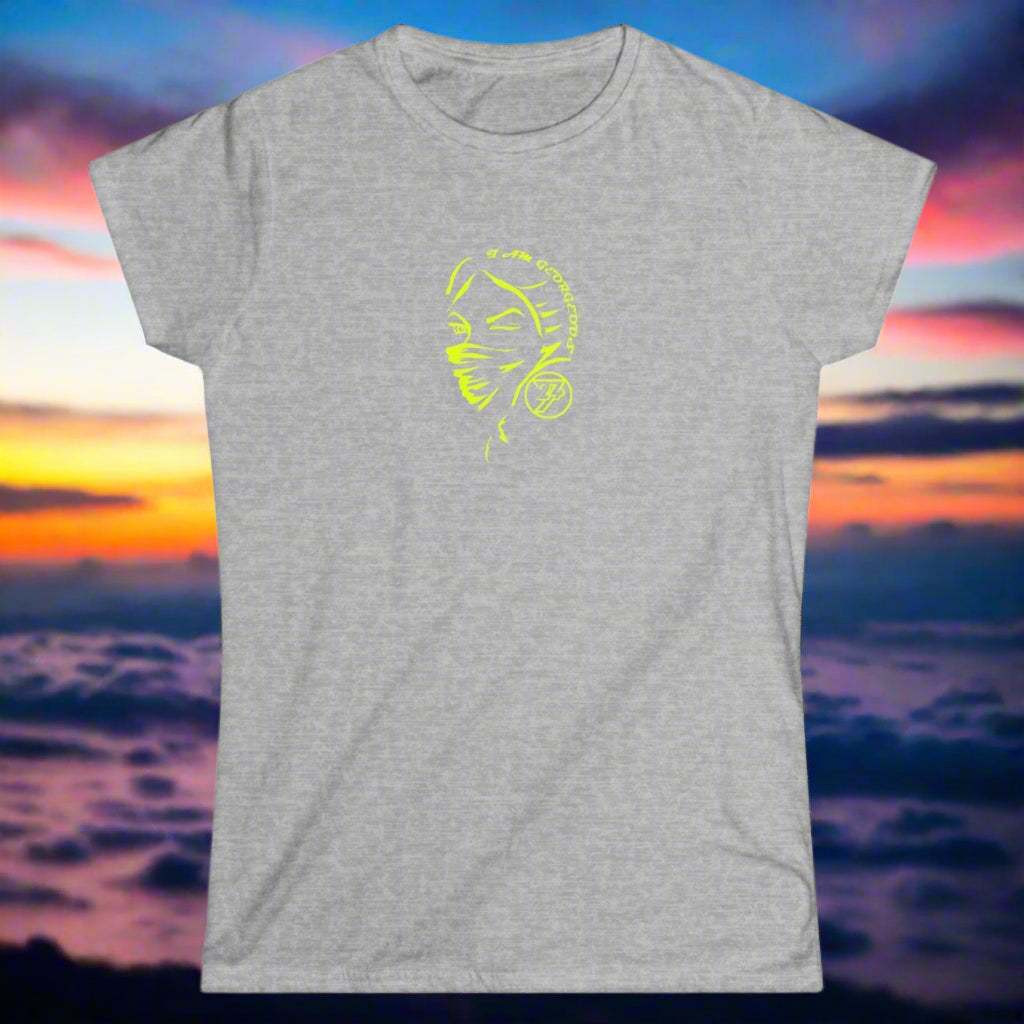 Custom Women T-Shirt Being Beautiful Women's Tee by 24/7 Unique Design sport grey