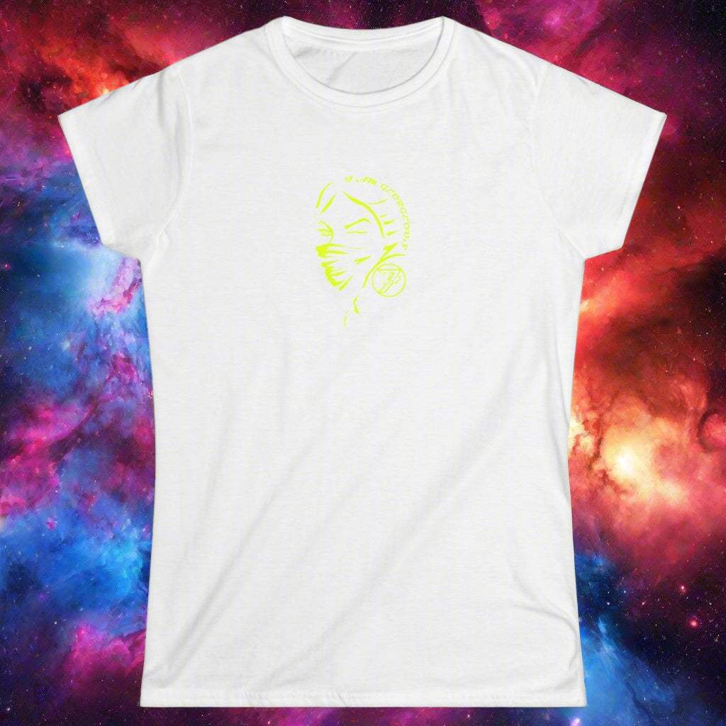 Custom Women T-Shirt Being Beautiful Women's Tee by 24/7 Unique Design white