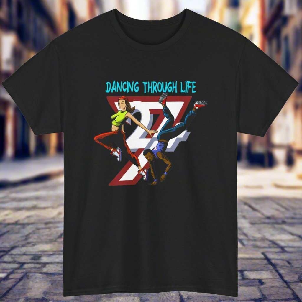 Dance T-shirt Street Dance custom tee dance tee by 24/7 Unique Designs black