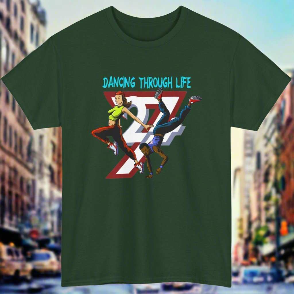 Dance T-shirt Street Dance custom tee dance tee by 24/7 Unique Designs forest green