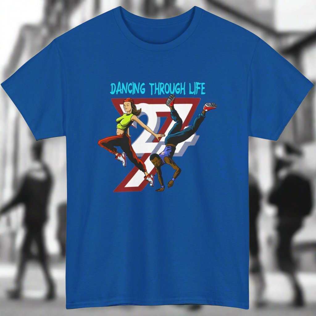 Dance T-shirt Street Dance custom tee dance tee by 24/7 Unique Designs royal