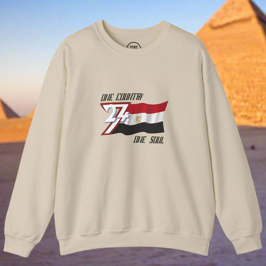 Egypt flag design on sweatshirt