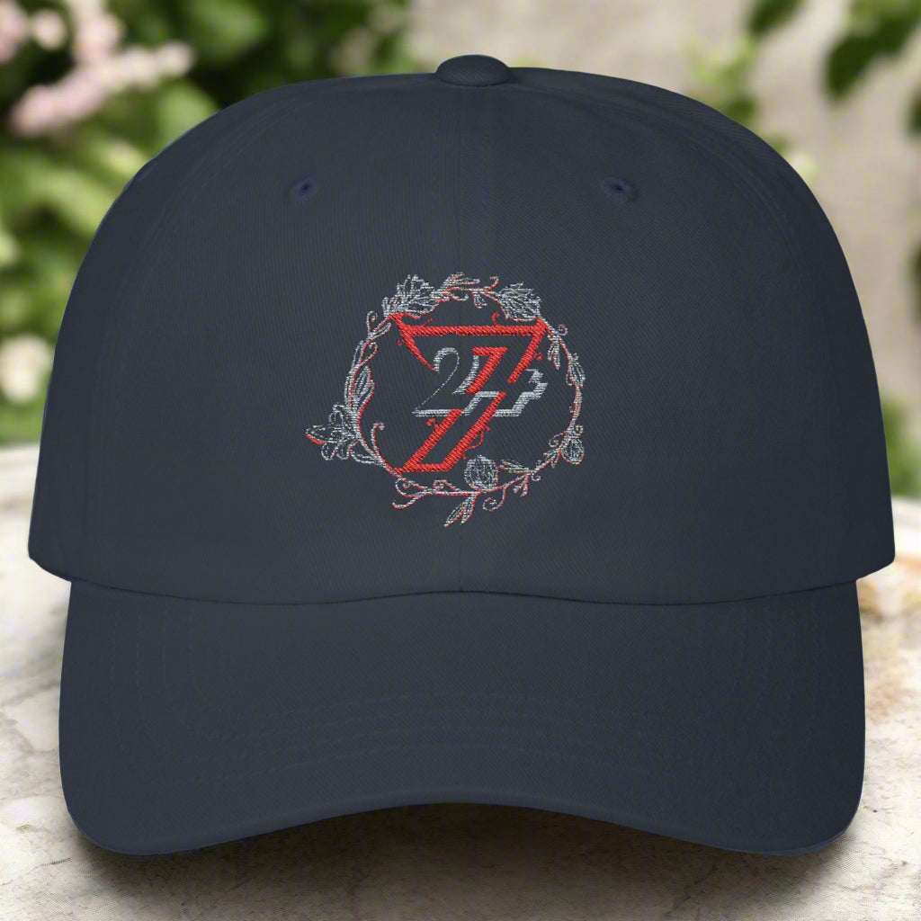 Embroidered Baseball Cap dark navy