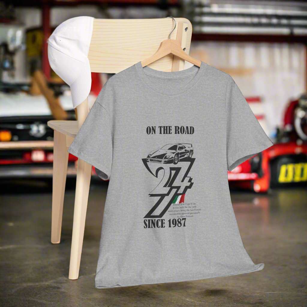 Ferrari Tee Classic Ferrari t-shirt Vintage Ferrari top sport grey