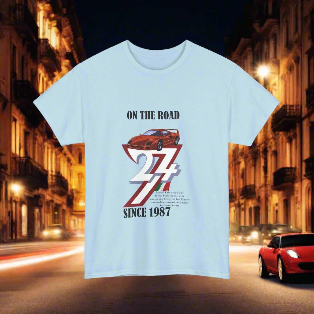 Ferrari top Vintage Ferrari Tee Ferrari T-shirt light blue