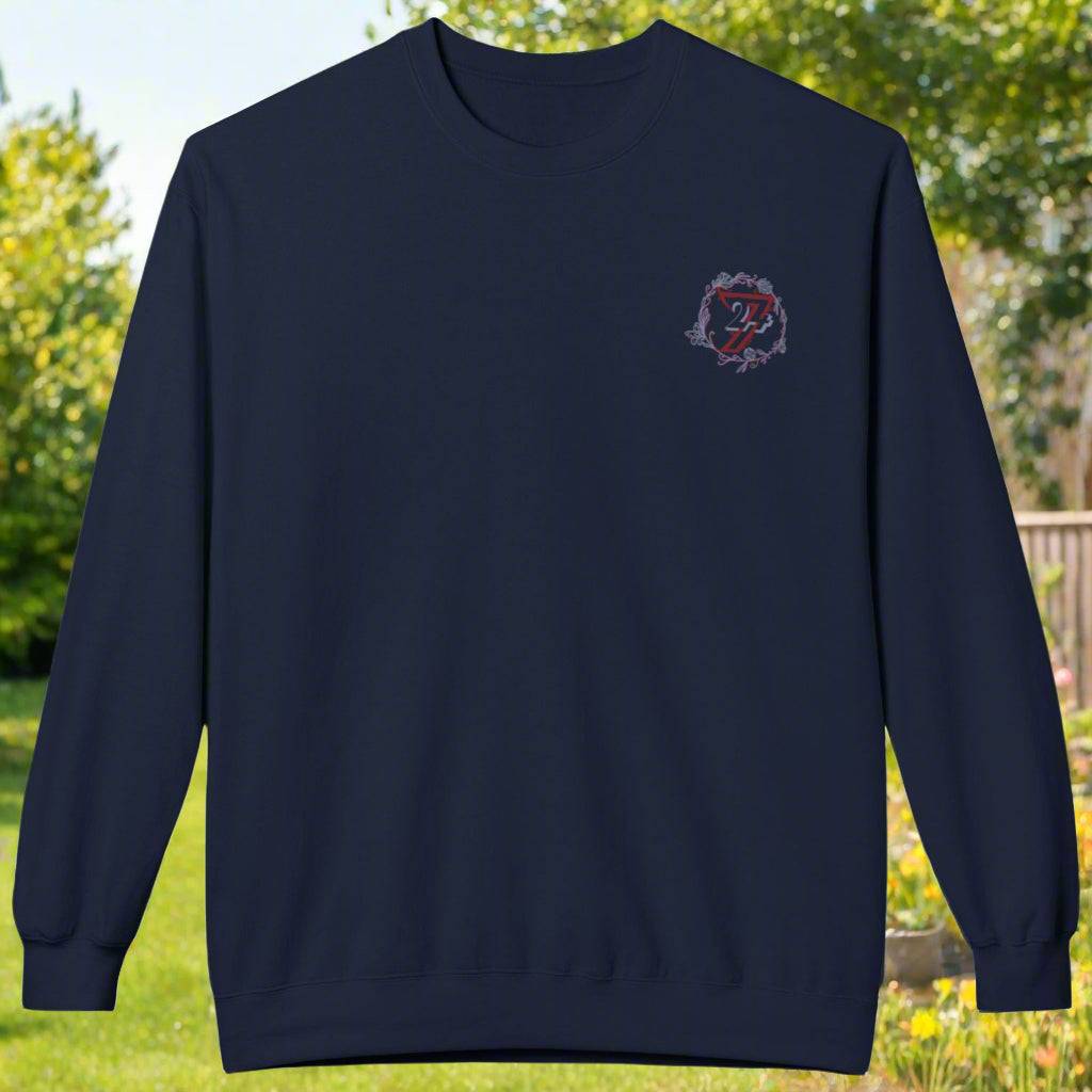 Floral Sweatshirt navy front