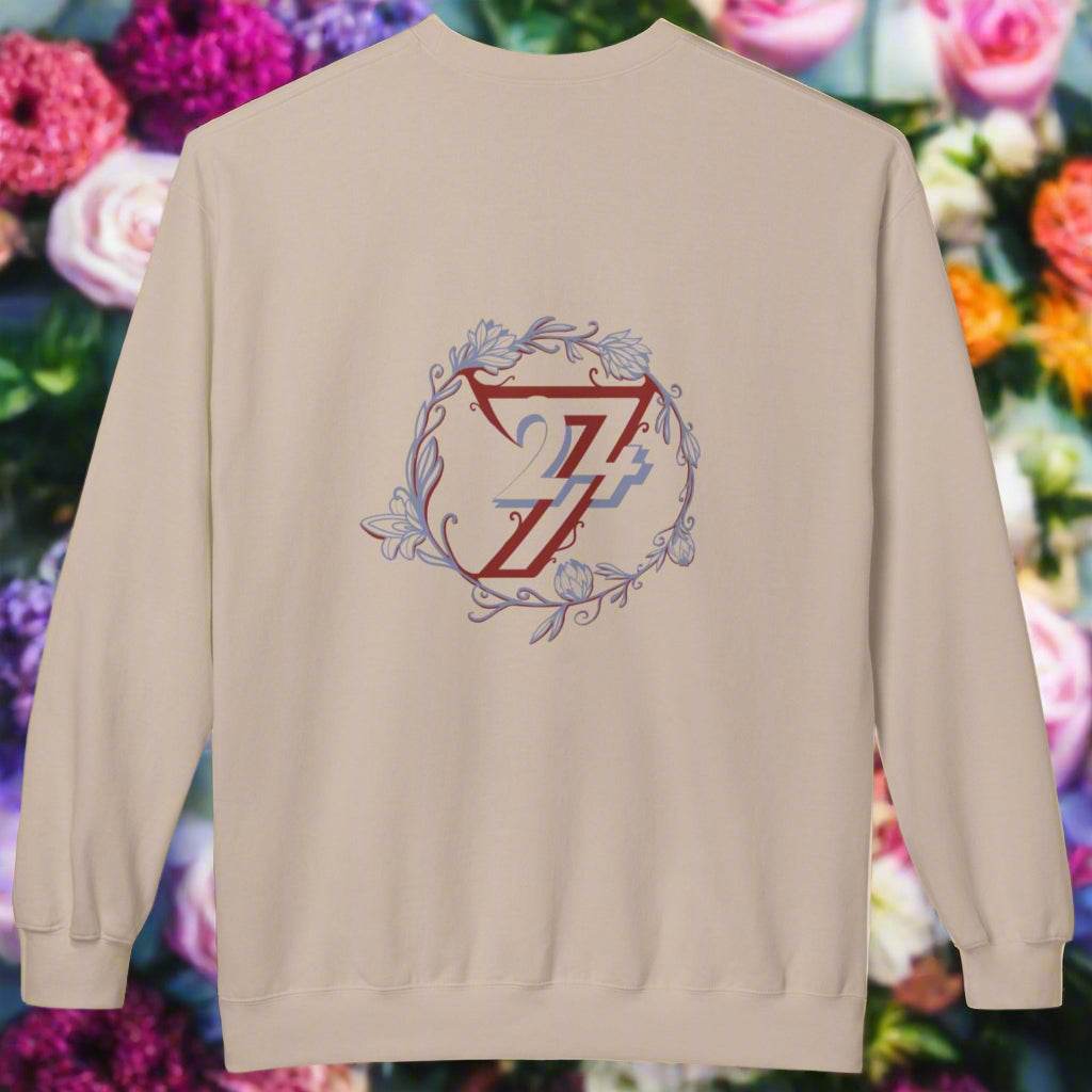 Floral Sweatshirt sand back