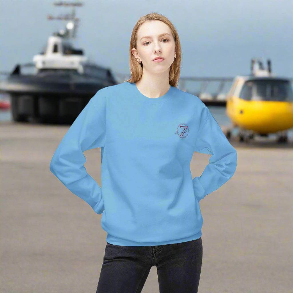 Floral Sweatshirt sky front person