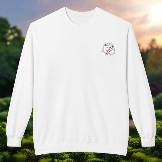 Floral Sweatshirt white front