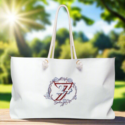 Floral Weekender Bag for Travel & Getaways side view