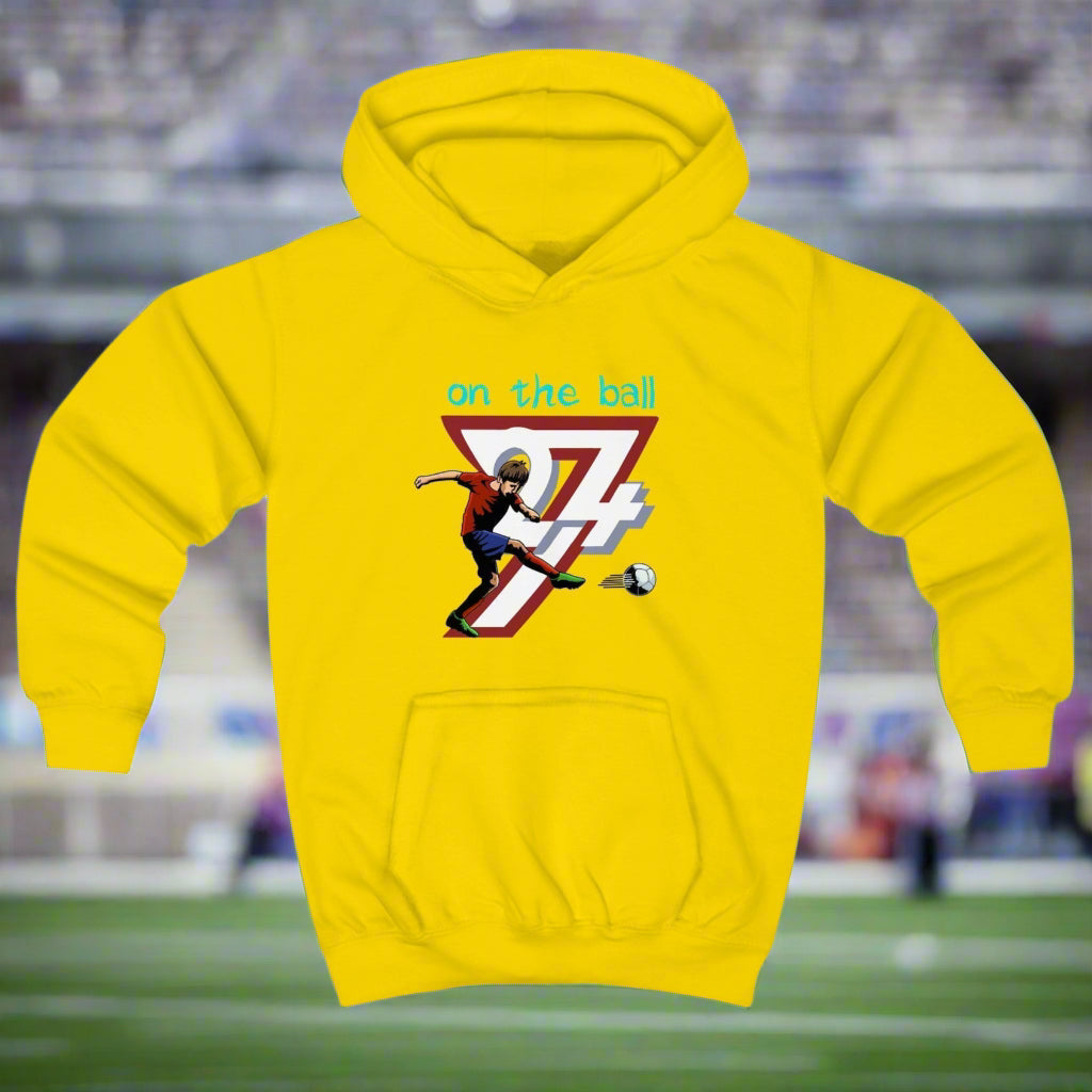 Football Player Hoodie for kids cartoon hoodie by 24/7 Unique Designs daisy