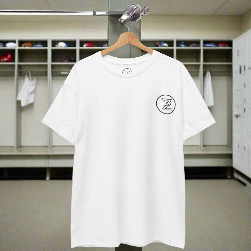 Funny Bodybuilding t-shirt gym tee workout top by 24/7 Unique Designs white front