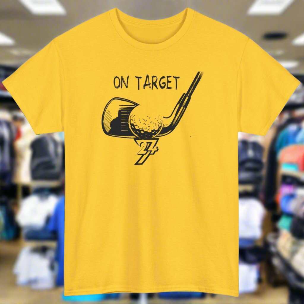 Golf T-shirt Golf tee sport polo golfing shirt by 24/7 Unique Designs daisy