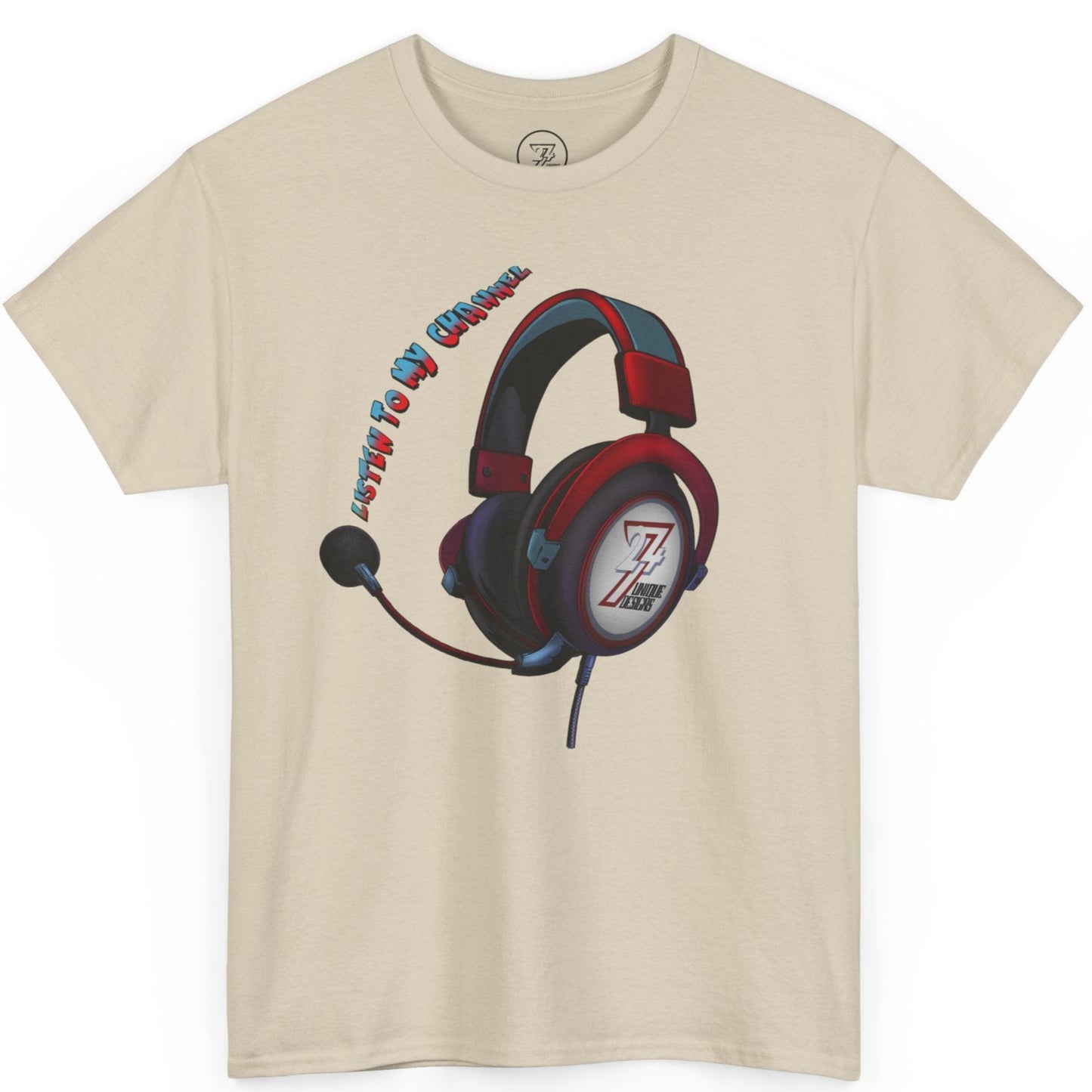 Headphone themed t-shirt