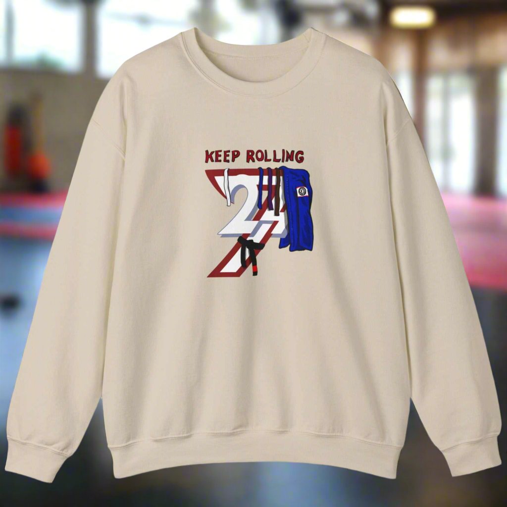 Jiu-Jitsu Sweatshirt Brazilian Jiu-Jitsu jumper by 24/7 Unique Designs sand