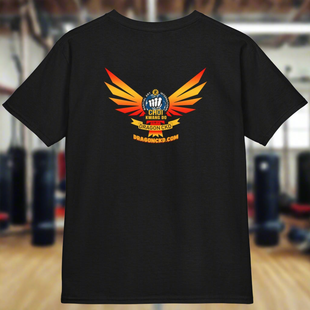 Kids Choi Kwang Do T-Shirt black back view