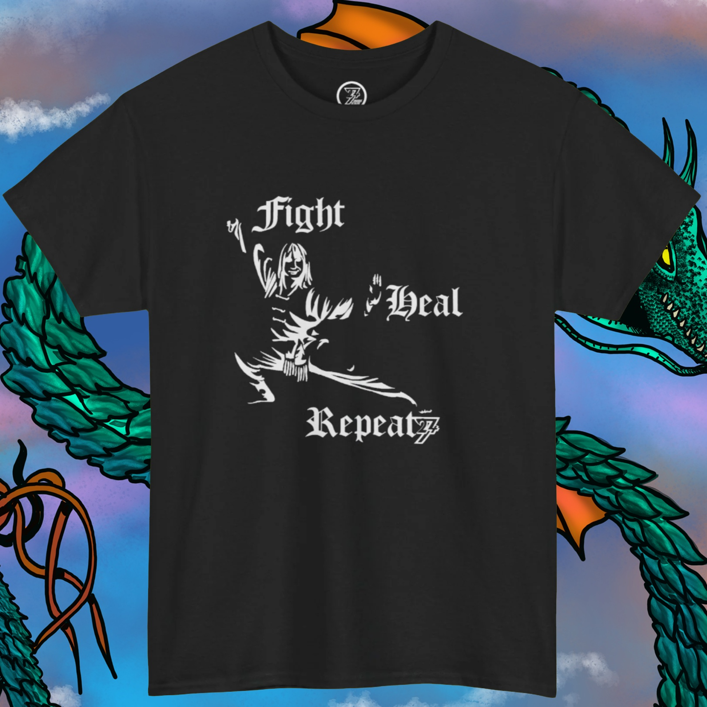 Kung Fu Shirt Martial Art t-shirt black by 24/7 Unique Designs