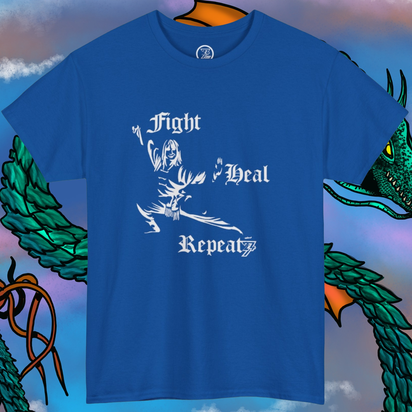 Kung Fu Shirt Martial Art t-shirt royal by 24/7 Unique Designs
